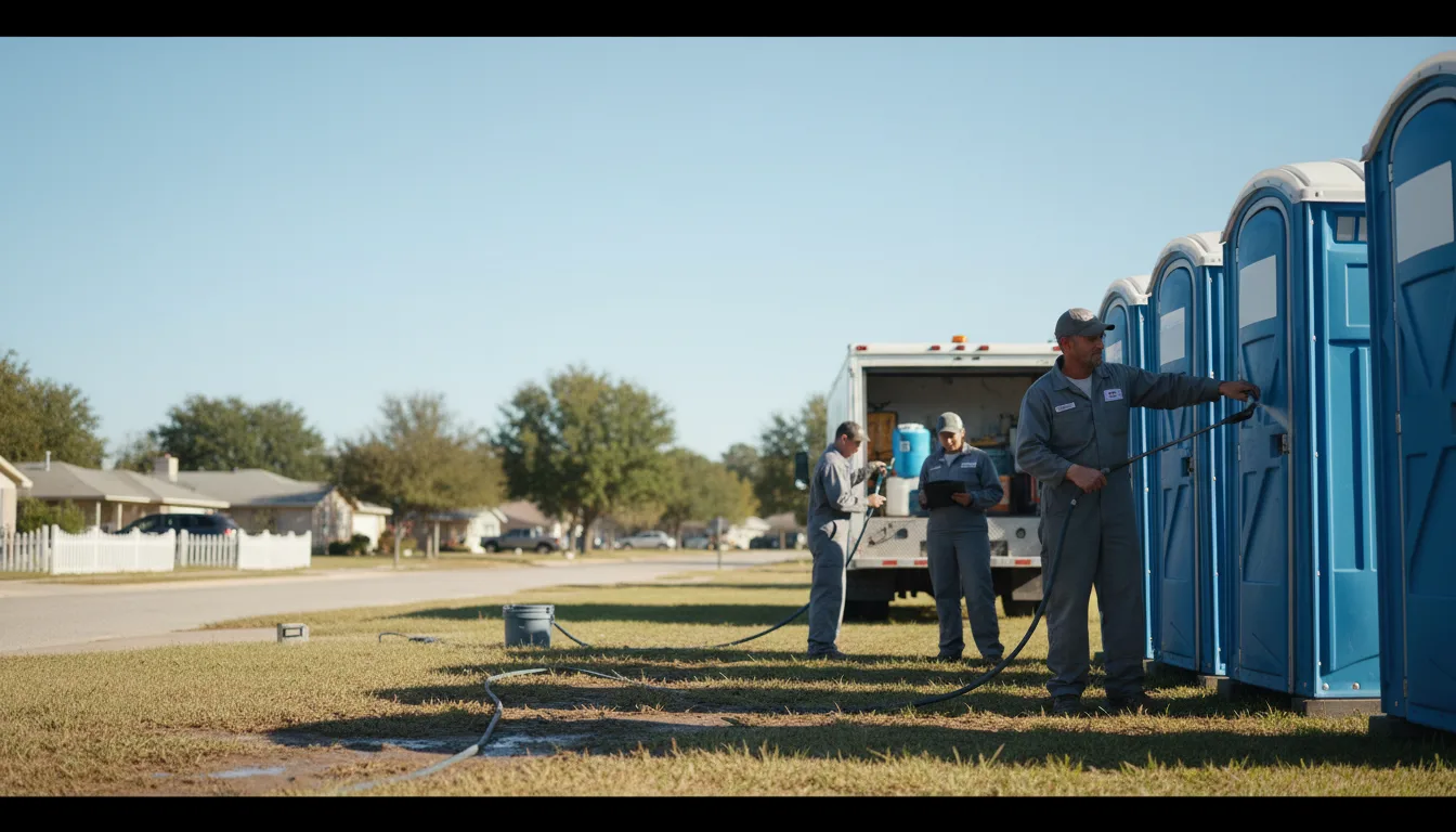 Long-Term Portable Toilet Rental in Poplar Grove, IL near me